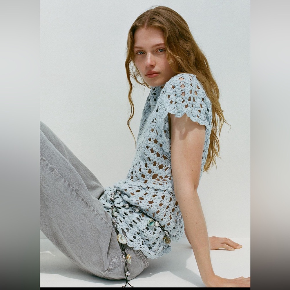 Zara crochet knit top - Picture 12 of 13